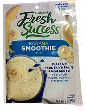 Load image into Gallery viewer, Concord Foods Banana Smoothie Mix 2 oz Pouch (VALUE Pack of 18 Pouches)
