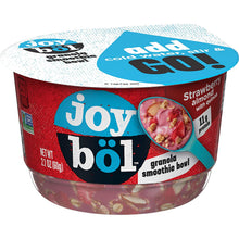 Load image into Gallery viewer, joyböl Strawberry Almond with Quinoa Granola Smoothie Bowls - Protein Breakfast Made Easy, Non-GMO Project Verified (6 Count)
