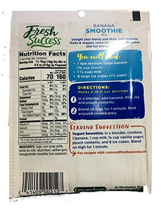 Concord Foods Banana Smoothie Mix 2 oz Pouch (VALUE Pack of 18 Pouches)